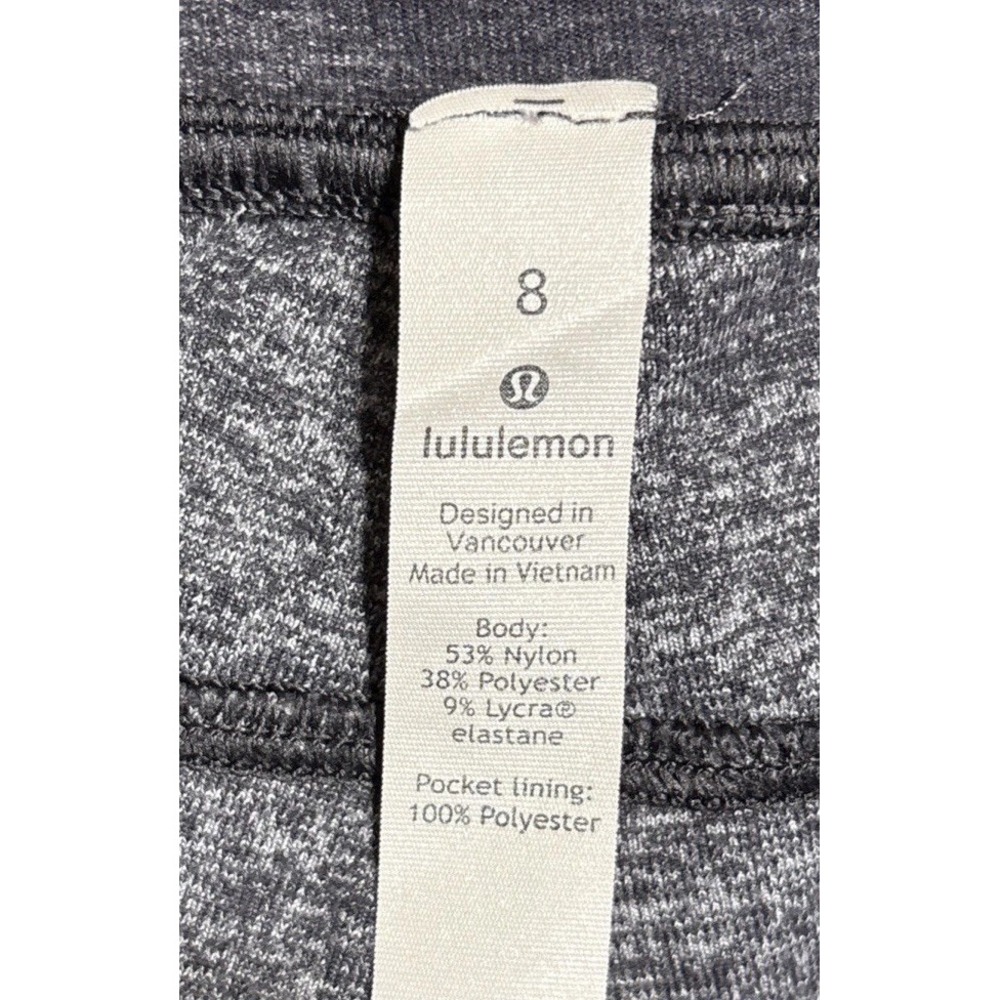 Lululemon Jogger Womens Size 8 Black Gray Camo Ready To Rulu Sweatpants - Picture 6 of 12